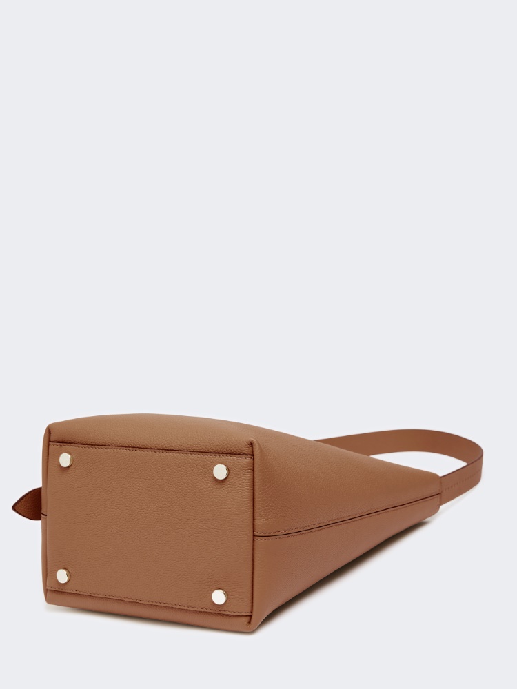 Medium Archetipo leather bag - AMBER BROWN - 5