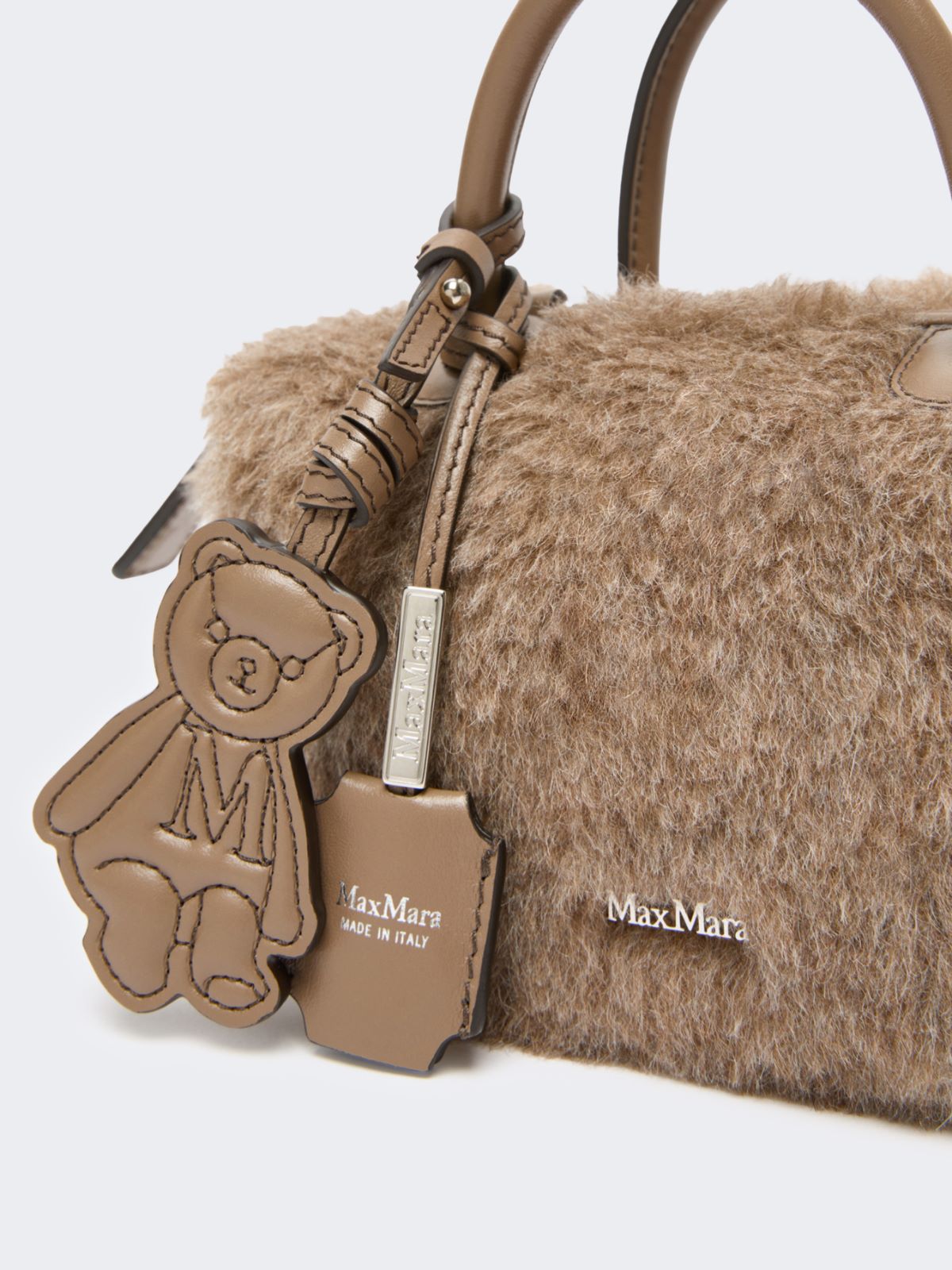 [テッドホールドオール] カシミヤ テディベア ダブル ハンドル スモール バッグ - BEIGE GOLDEN - マックスマーラ公式サイト - 6