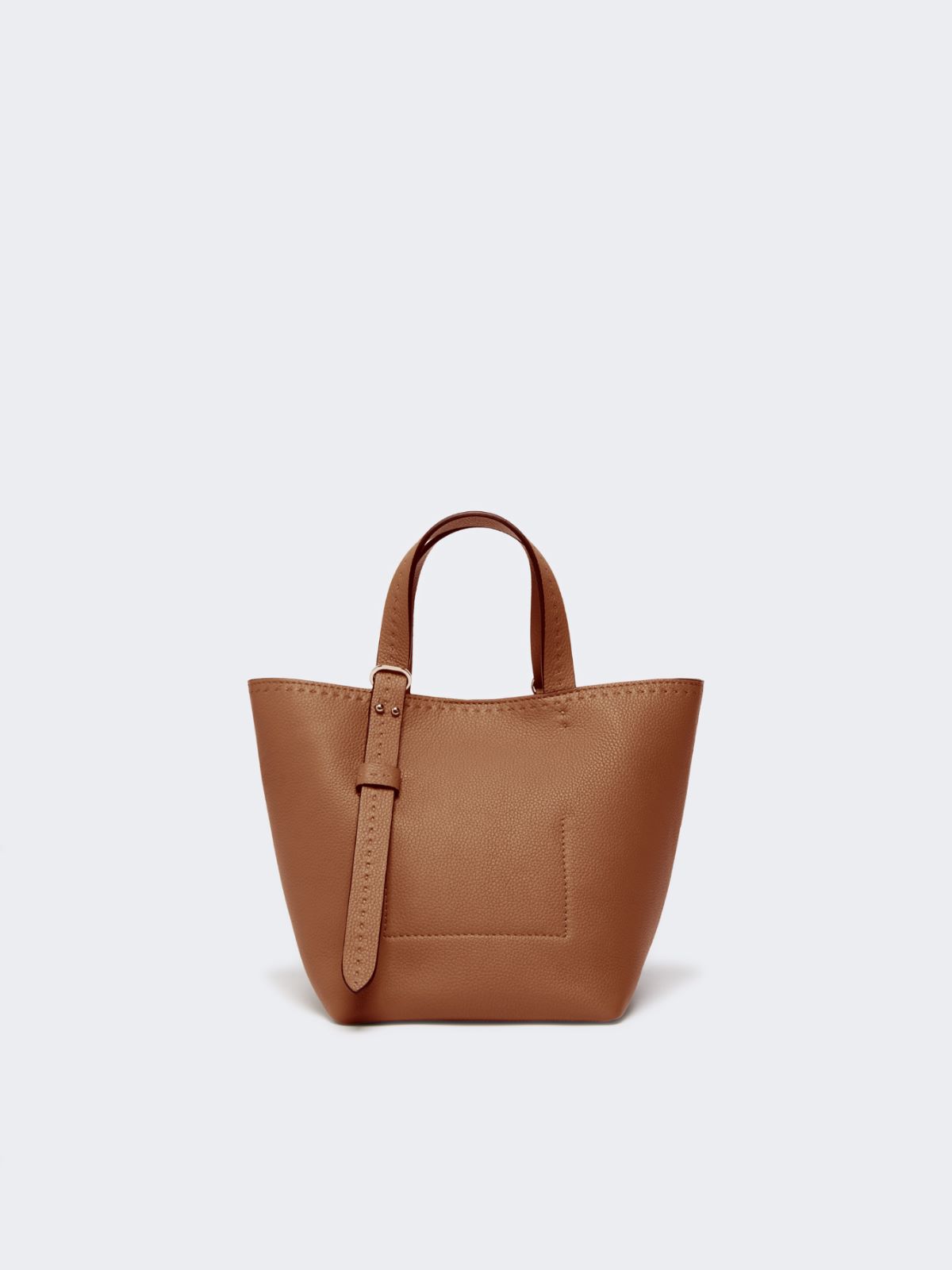 Extra-small leather Archetipo bag - AMBER BROWN - Max Mara - 3