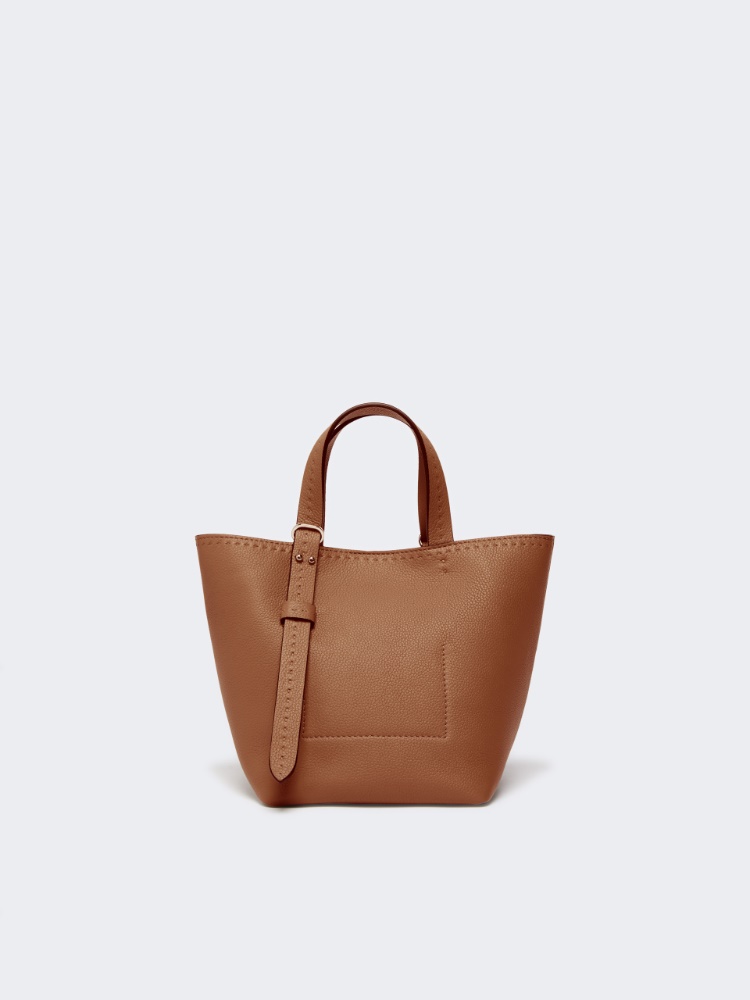 Extra-small leather Archetipo bag - AMBER BROWN - Max Mara - 3