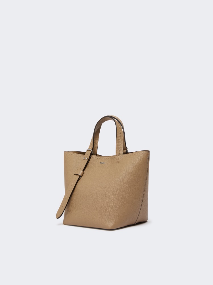 Extra-small leather Archetipo bag - MUD - 2