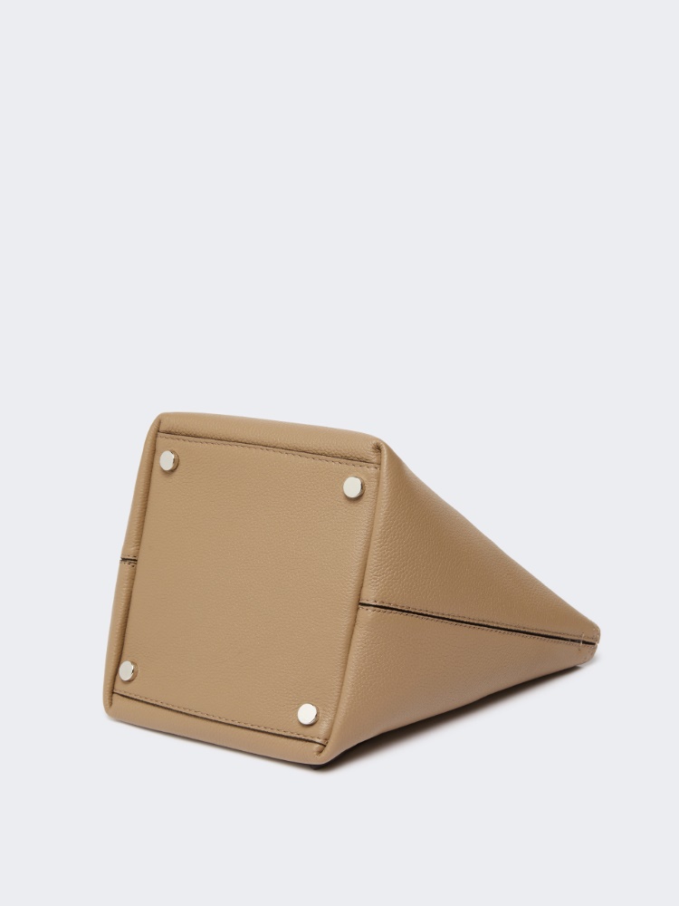 Extra-small leather Archetipo bag - MUD - 5