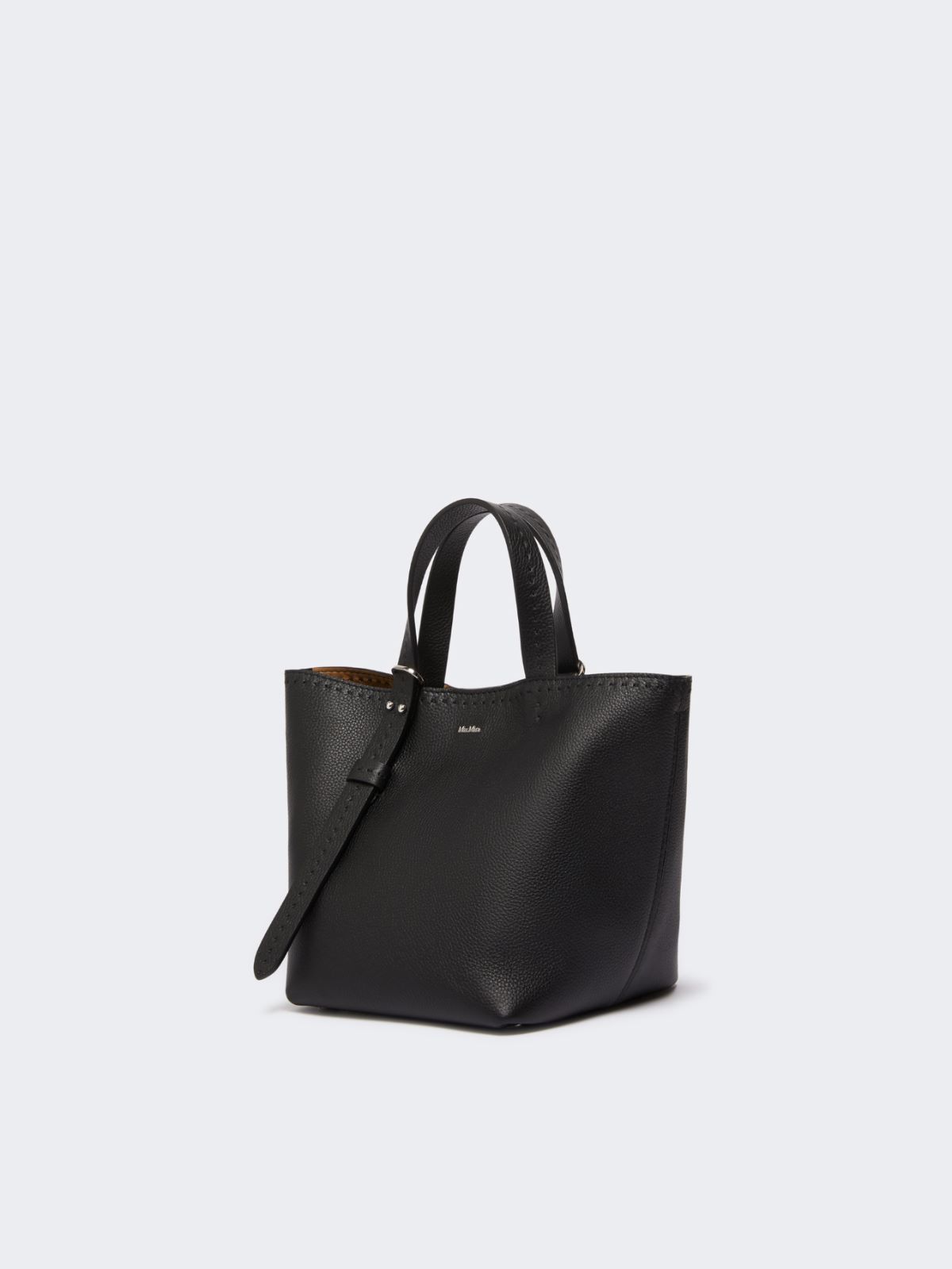 Extra-small leather Archetipo bag - BLACK - 2