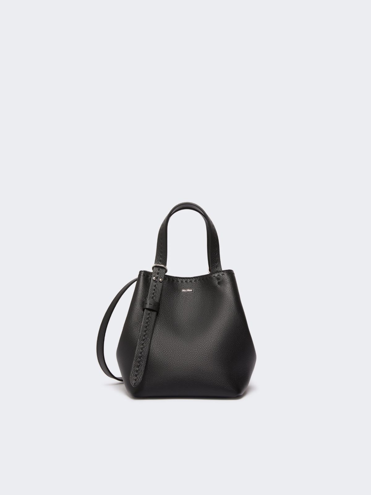 Extra-small leather Archetipo bag - BLACK - 3