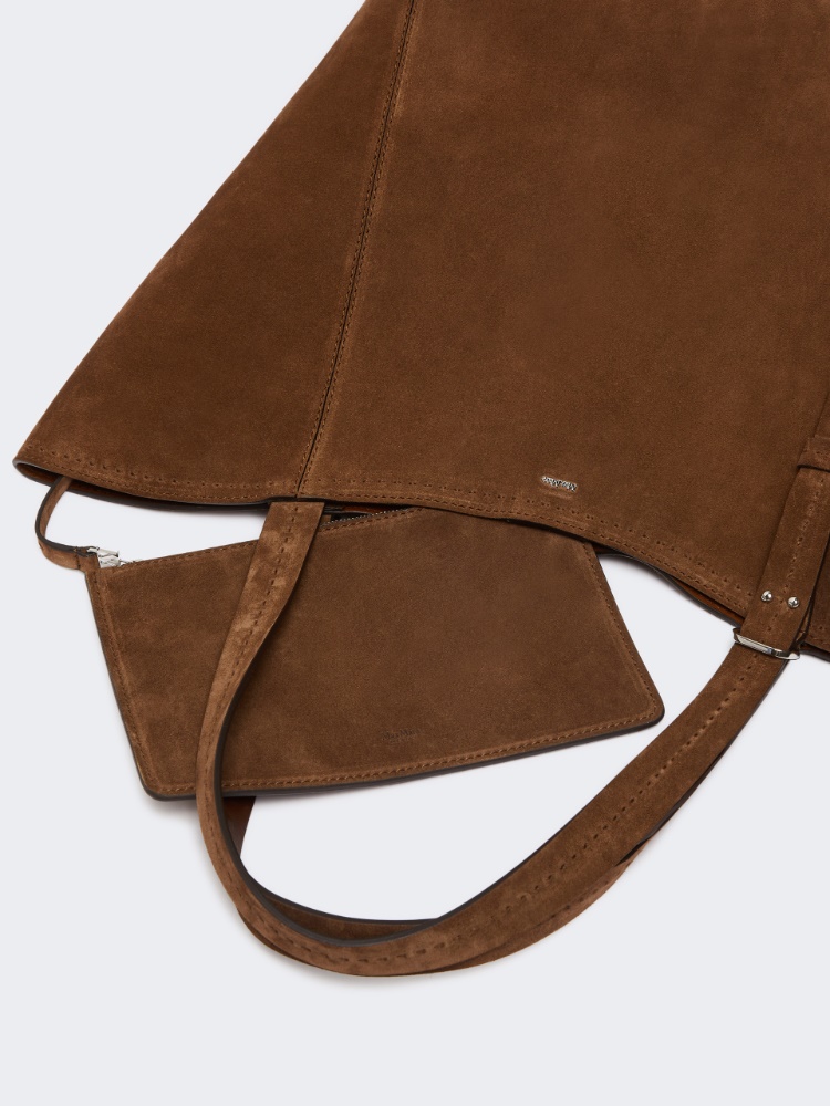 Borsa a mano Archetipo in crosta - MARRONE SCURO - 4