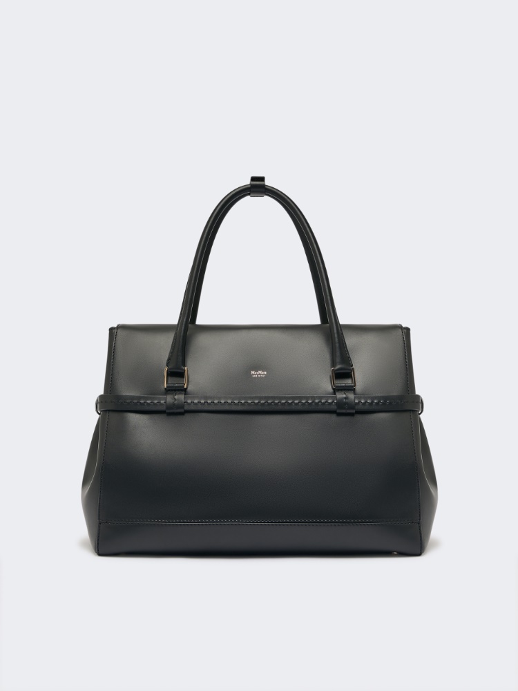 Natural leather handbag - BLACK - Max Mara - 3
