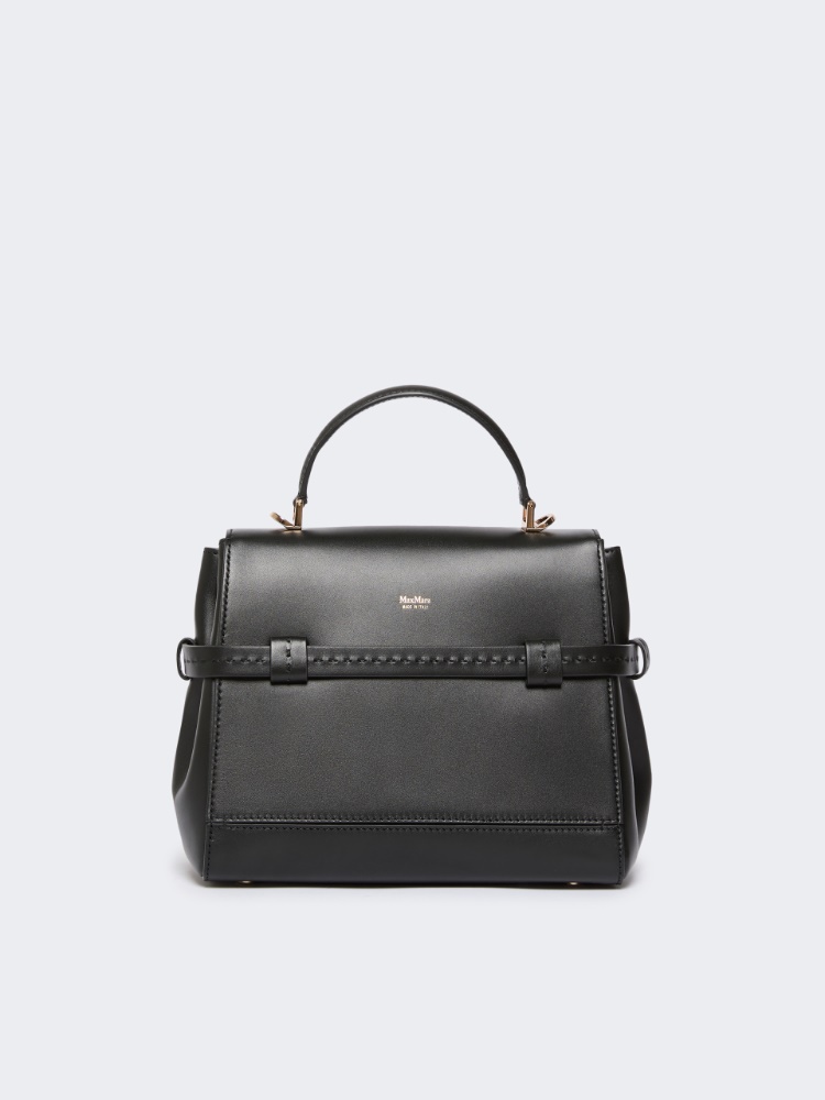 Bolso de mano de piel lisa - NEGRO - Max Mara - 3