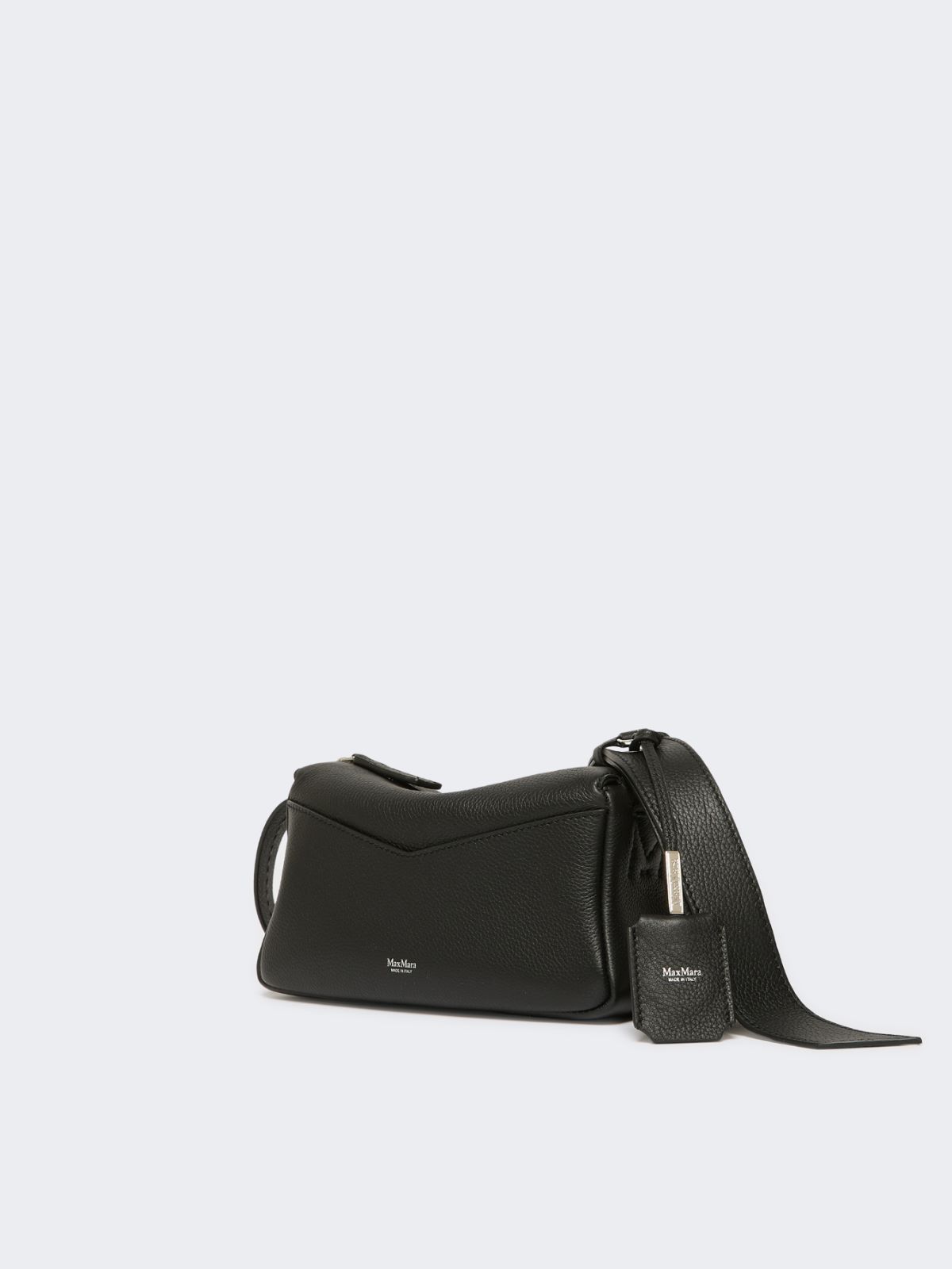 Borsa a mano micro in pelle - NERO - 2