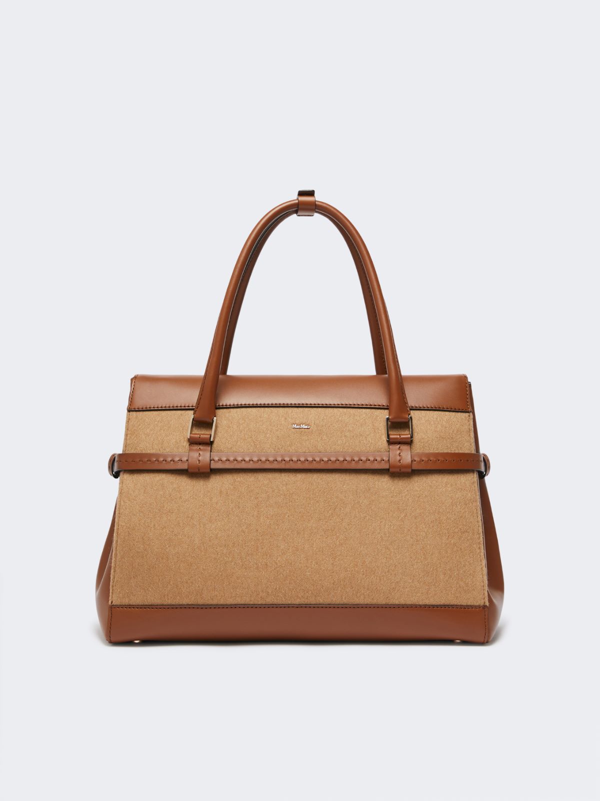 Camel and leather handbag - CAMEL - Max Mara - 3