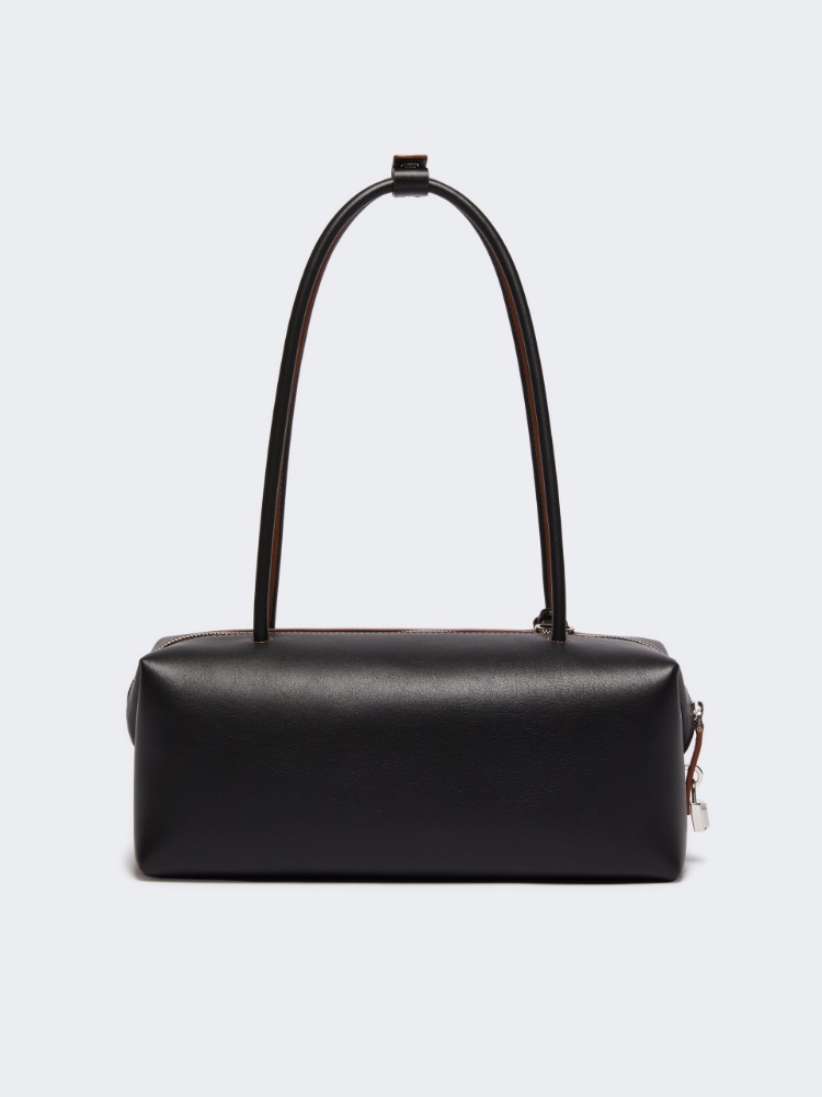 Natural leather bowler bag - BLACK - Max Mara - 3