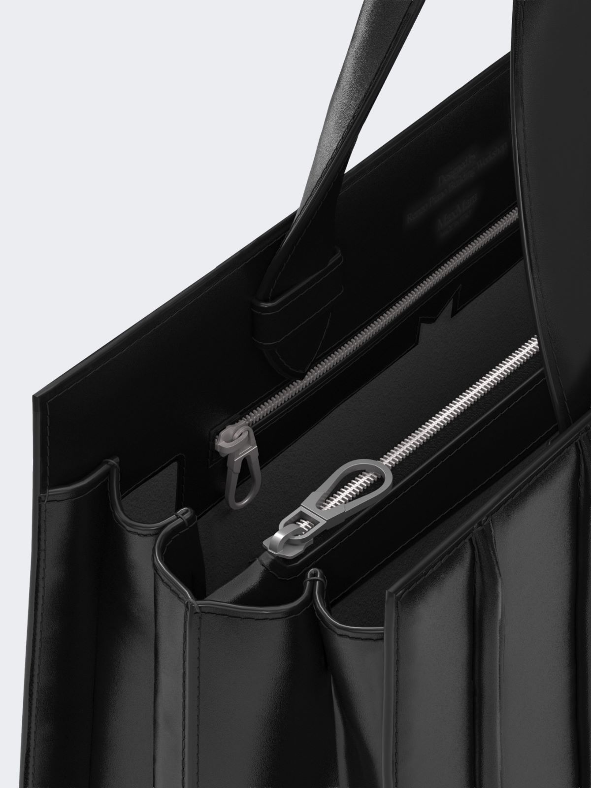 Max Mara Whitney Bag 7 - Groß - SCHWARZ