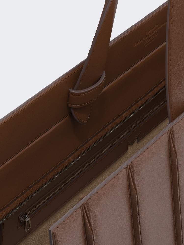 Max Mara Whitney Bag 10 - Extra Large - AMBER BROWN - 3