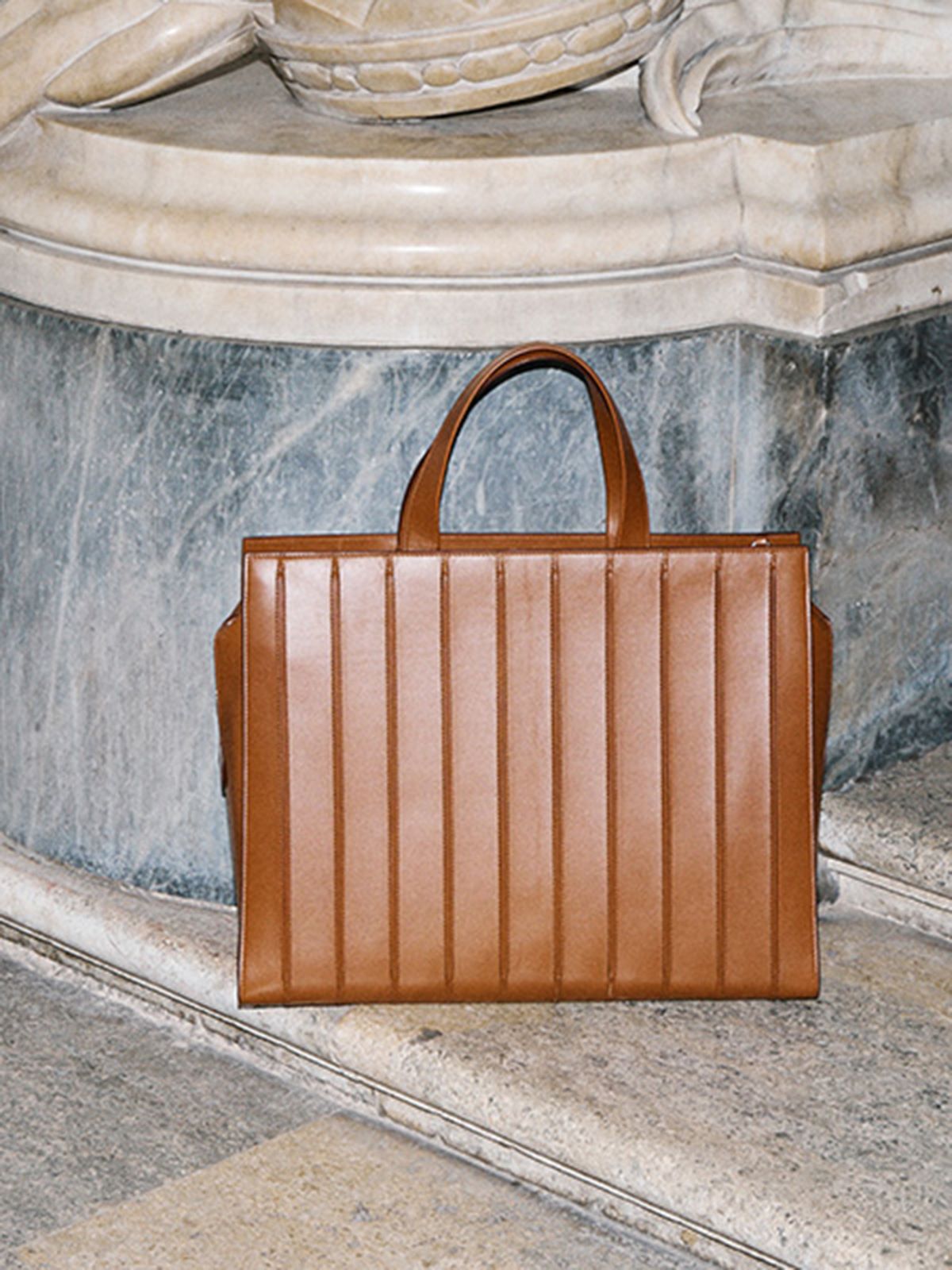 Max Mara Whitney Bag 10 - Extra Large - AMBER BROWN