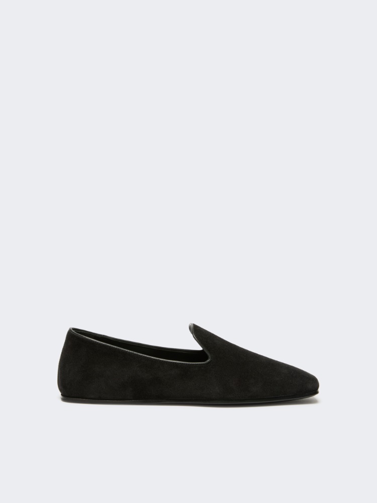 Suede Friulian shoes - DARK GREY