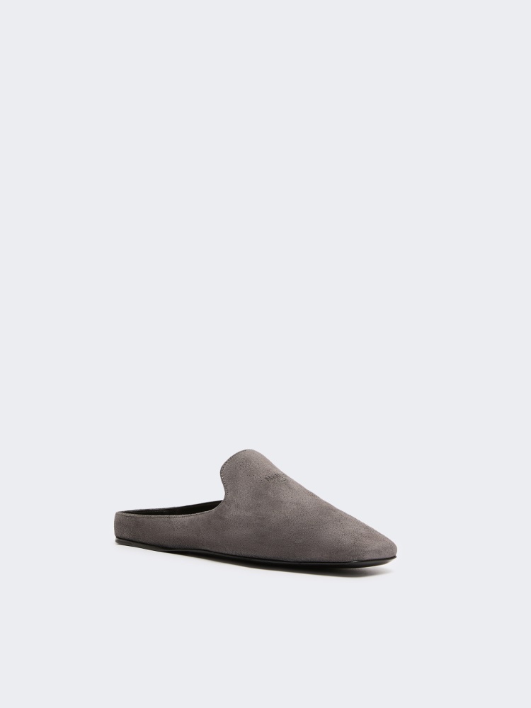 Split-leather mules - MEDIUM GREY - 2