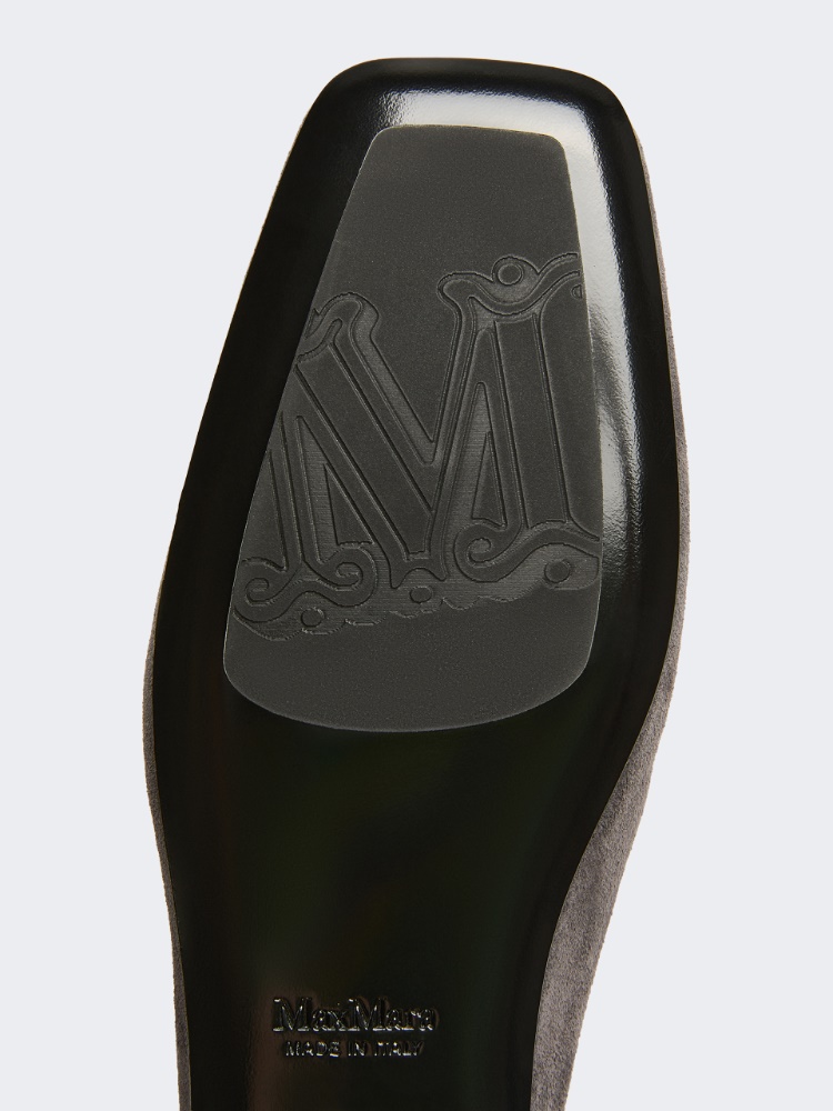 Split-leather mules - MEDIUM GREY - 4