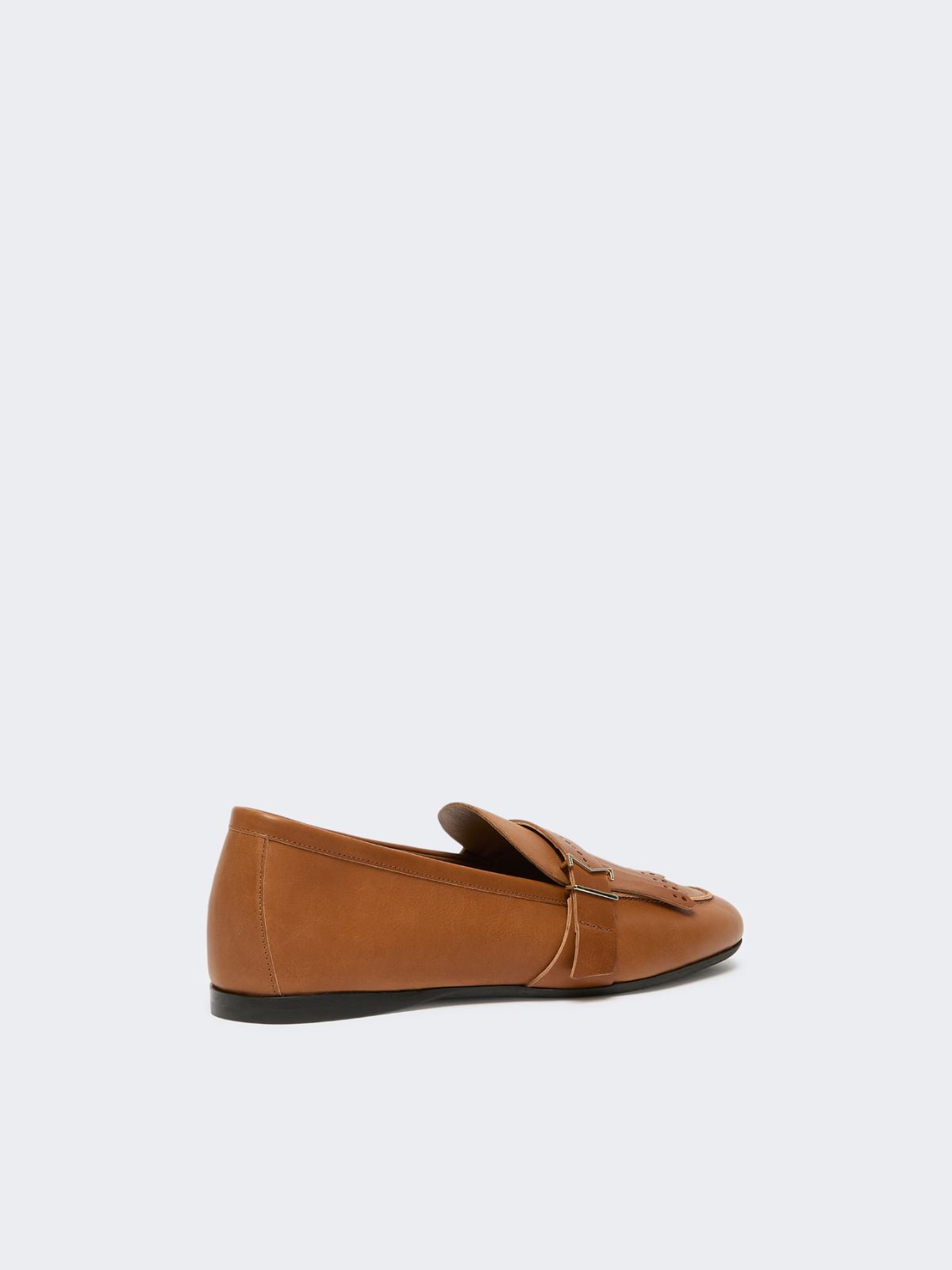 Loafer aus Leder mit Fransen - BRAUN BERNSTEIN - Max Mara - 3