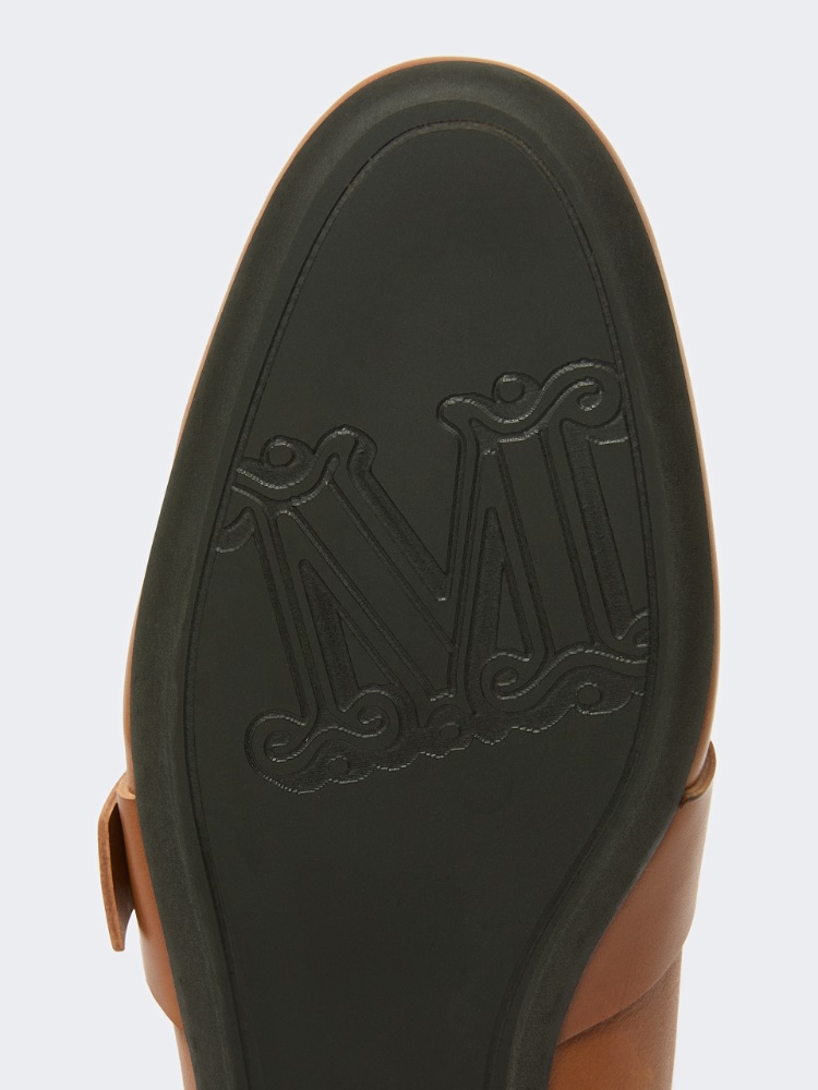 Loafer aus Leder mit Fransen - BRAUN BERNSTEIN - 4