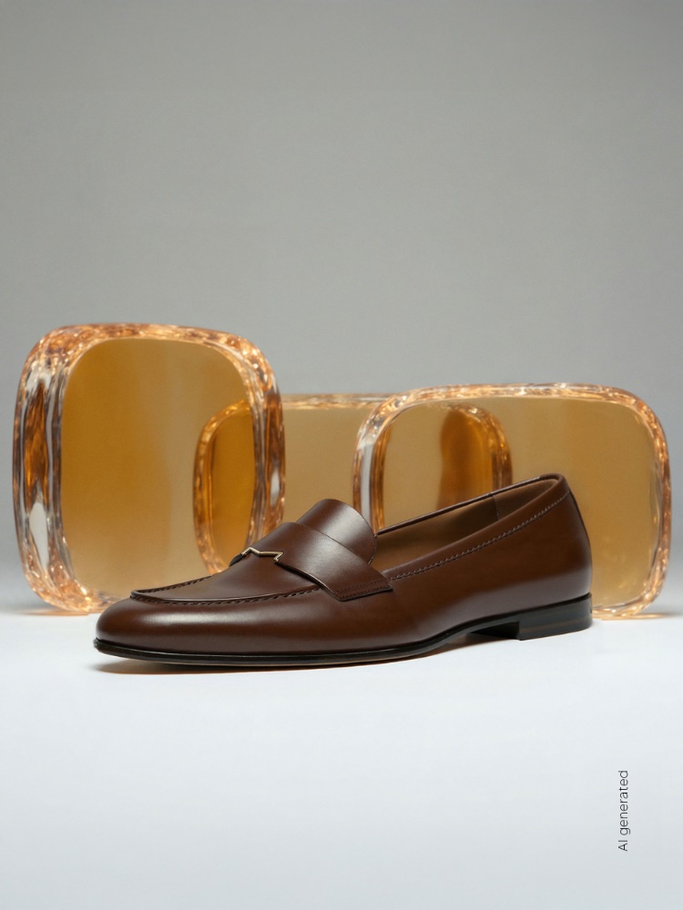 Semi-glossy leather moccasins + COCOA - Max Mara