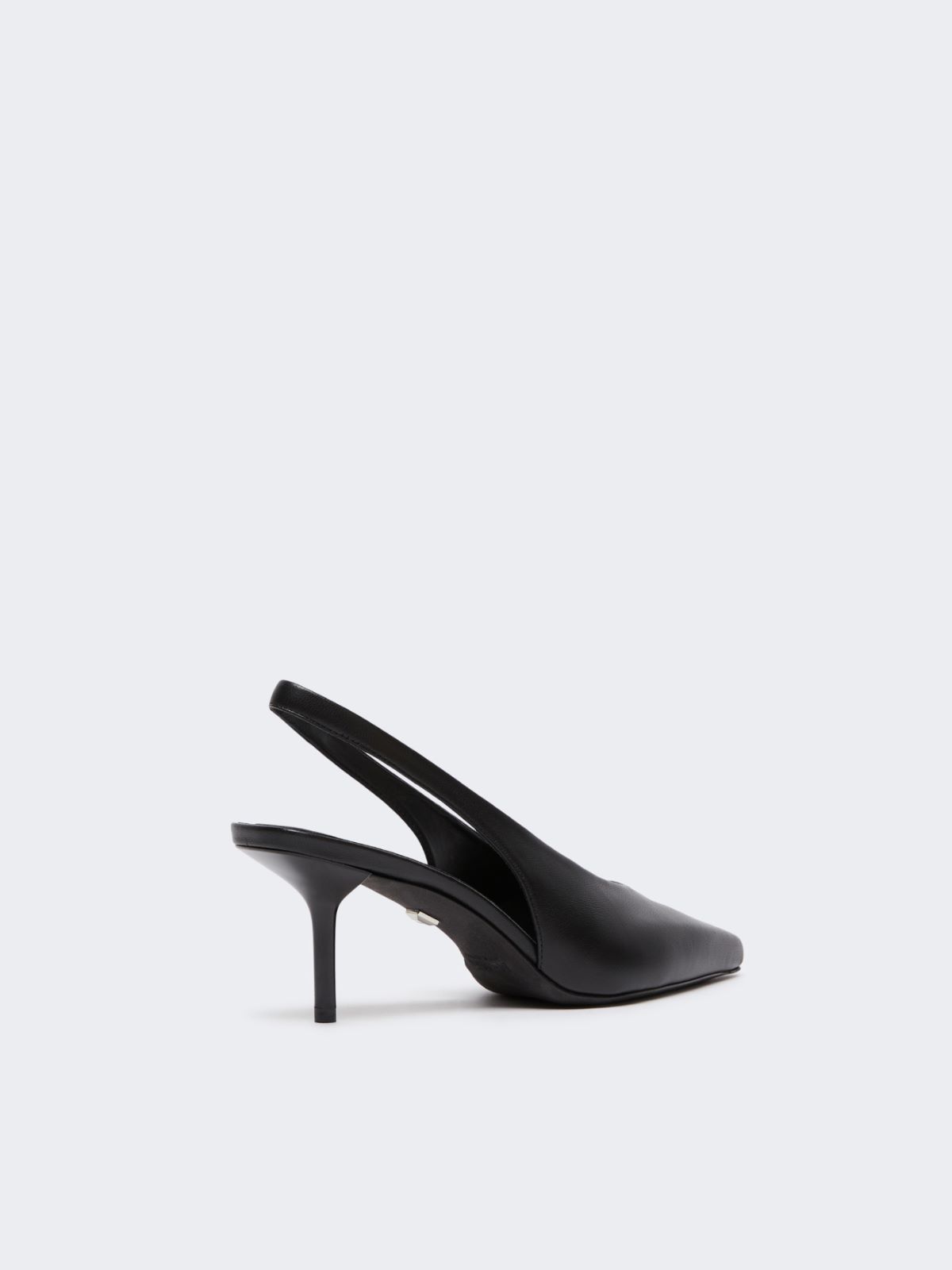 Nappa leather slingbacks - BLACK - Max Mara - 3
