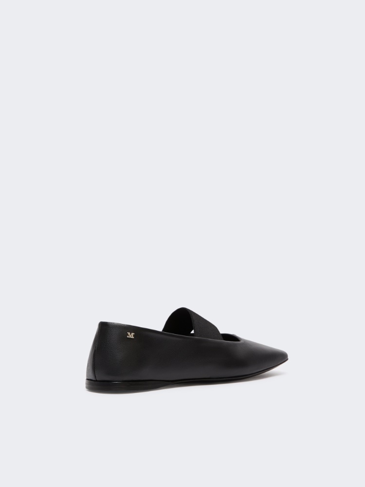 Nappa leather ballet flats - BLACK - Max Mara - 3
