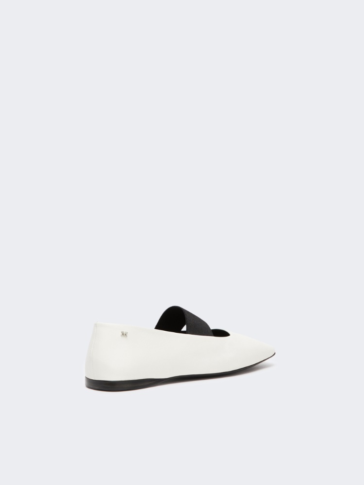 Nappa leather ballet flats - IVORY - Max Mara - 3