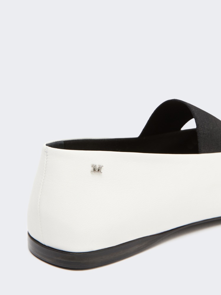 Nappa leather ballet flats - IVORY - 4