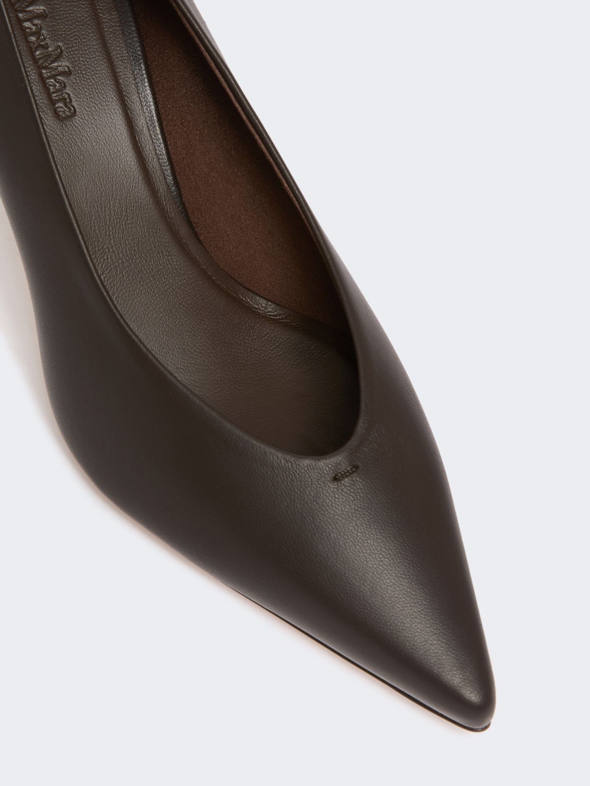 Zapato de salón de napa - CHOCOLATE - Max Mara - 3