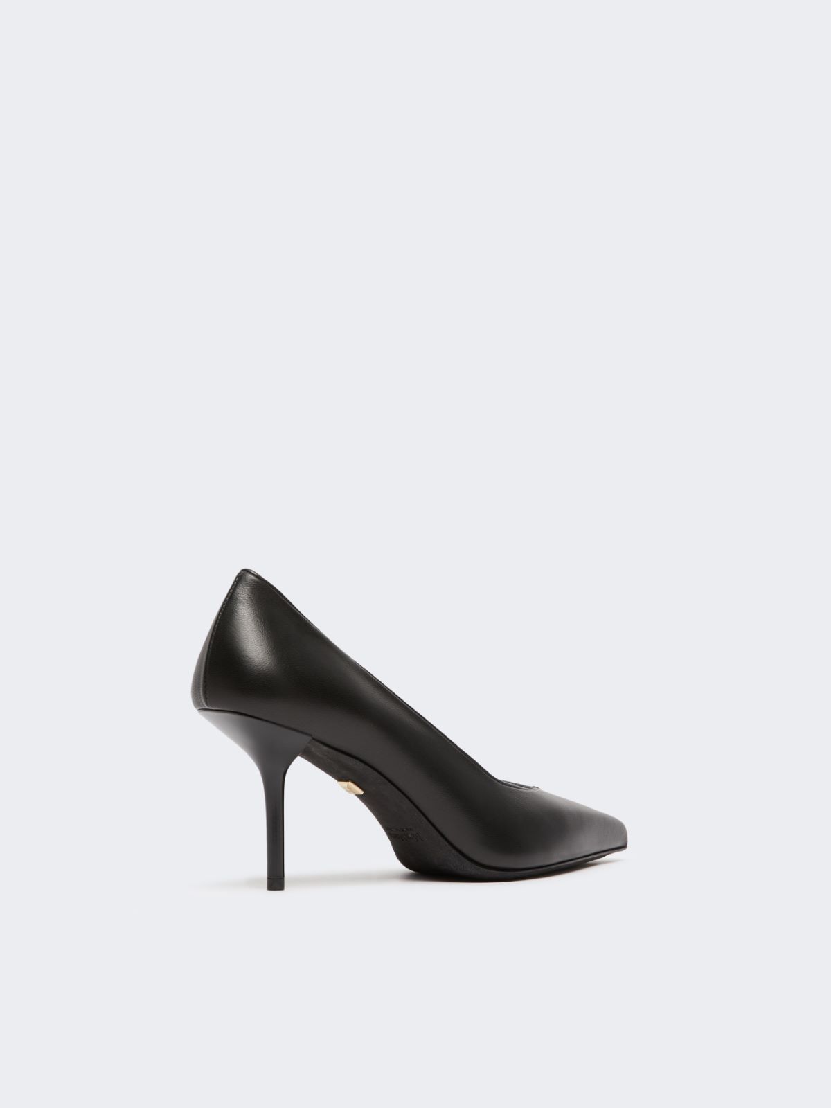 Court shoes in soft nappa leather - BLACK - Max Mara - 3