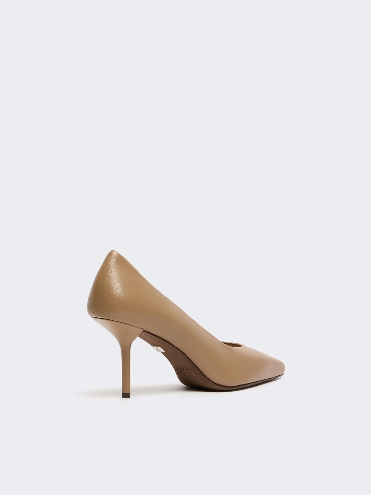 Court shoes in soft nappa leather - MUD - Max Mara - 3