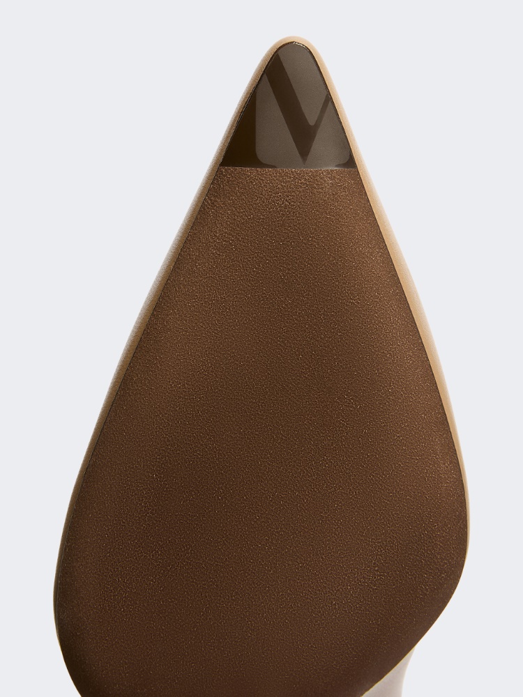 Court shoes in soft nappa leather - MUD - Max Mara - 5