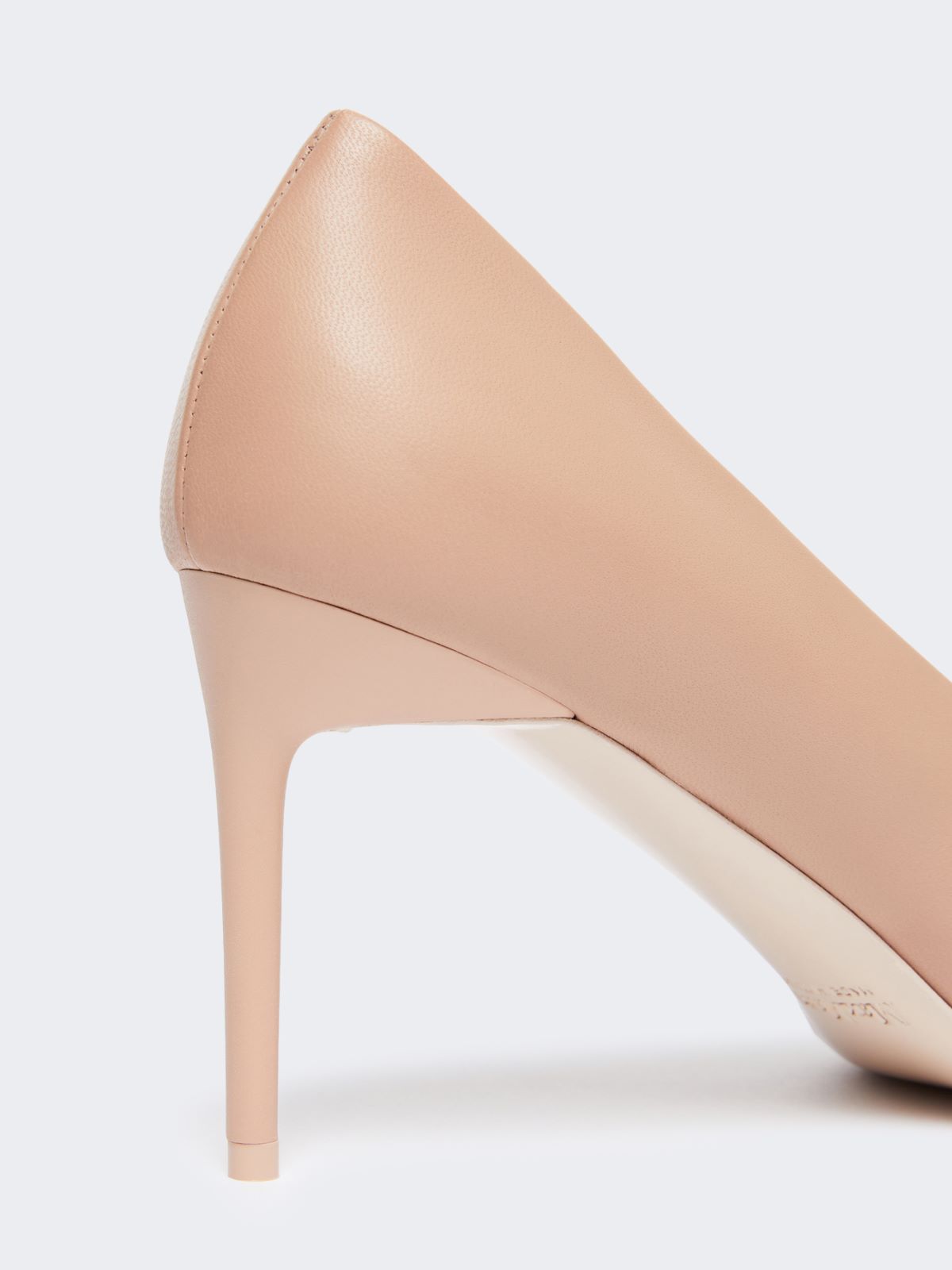 Nappa leather court shoes - POWDER - 4