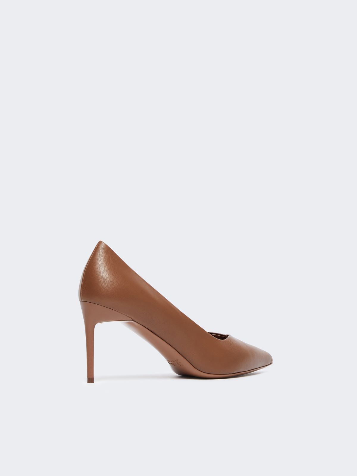 Nappa leather court shoes - TOBACCO - Max Mara - 3
