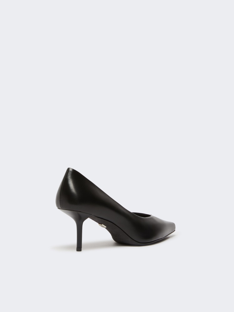 Escarpins en cuir lisse - NOIR - Max Mara - 3