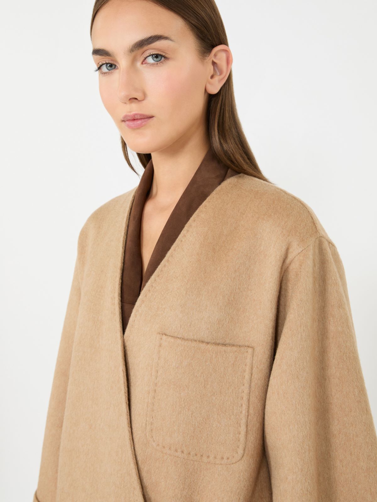 코무네 레더 스카프 - BROWN - Max Mara - 3