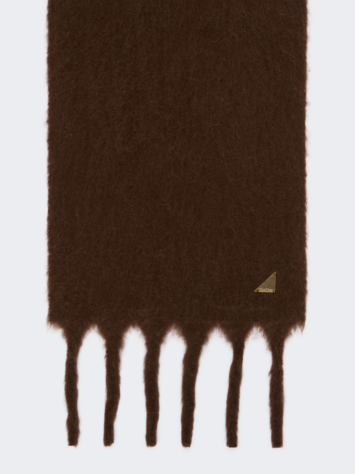 Écharpe en alpaga suri - ROUILLE - Max Mara
