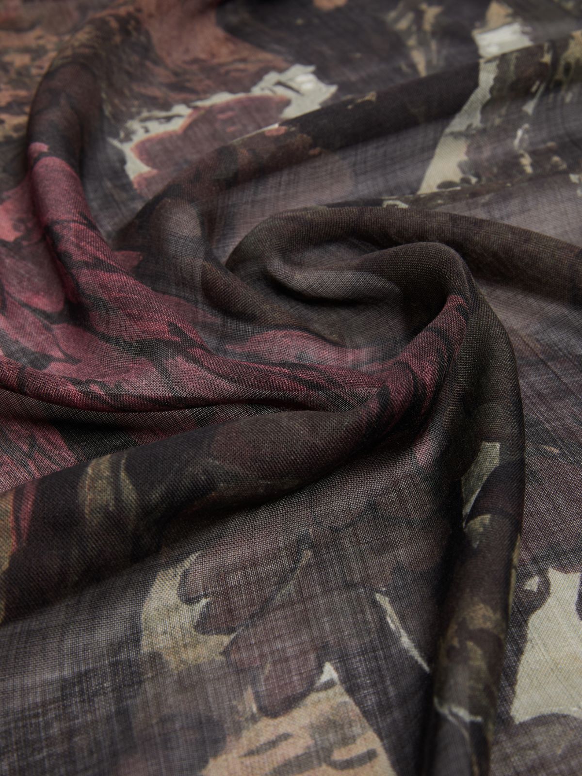 Schal aus Wolle und Seide - ROSA SCHATTIERT - Max Mara - 3