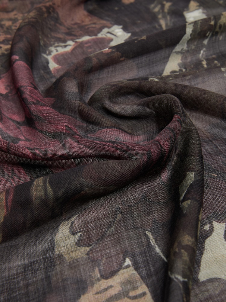 Schal aus Wolle und Seide - ROSA SCHATTIERT - Max Mara - 3