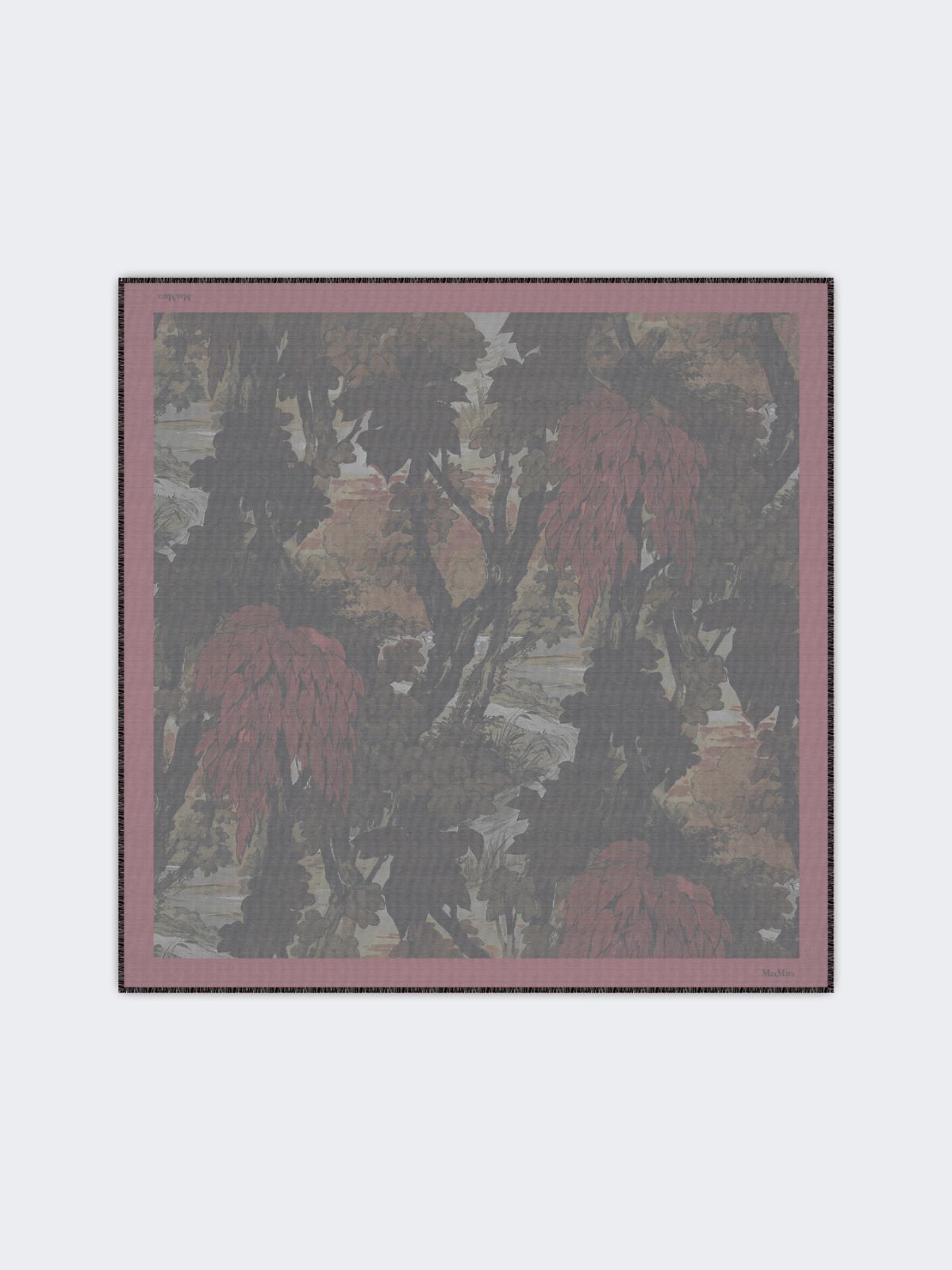 Schal aus Wolle und Seide - ROSA SCHATTIERT - Max Mara
