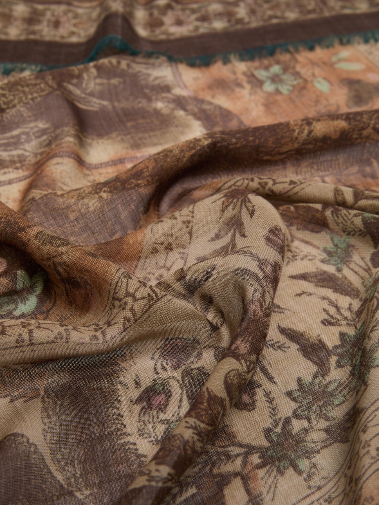 Schal aus Wolle und Seide - ZARTGELB - Max Mara - 3