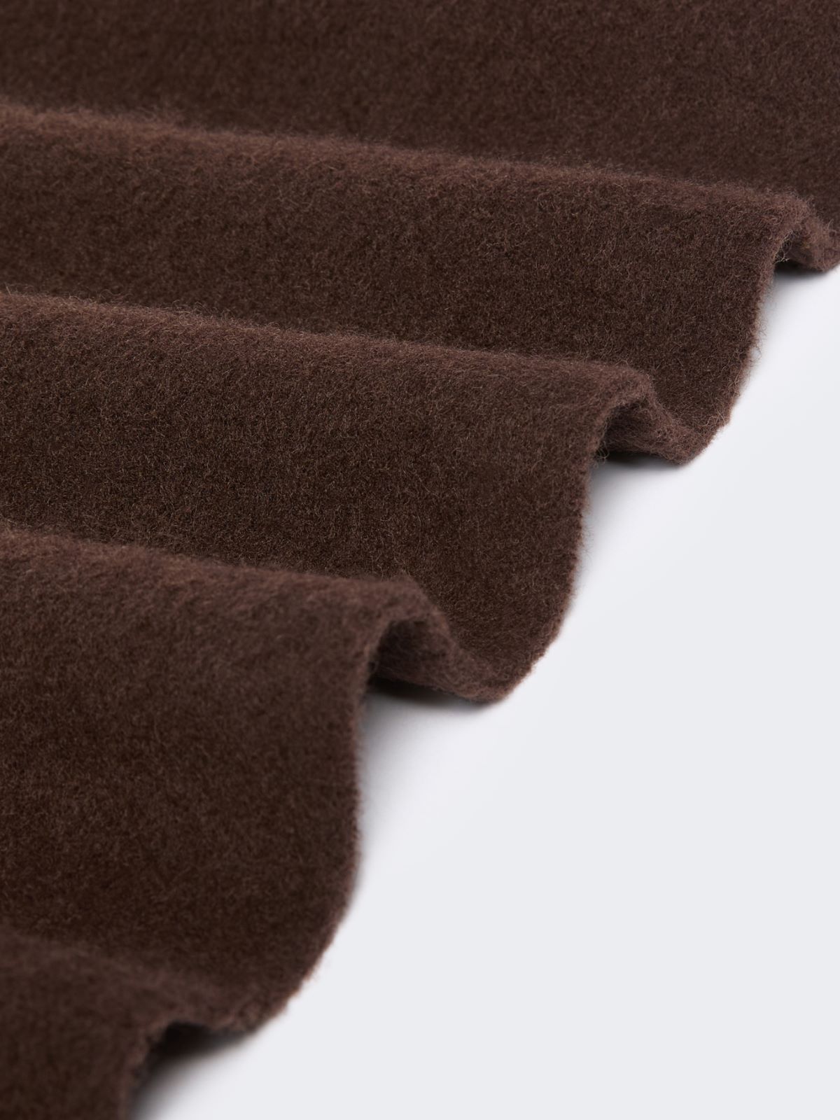 Yarn-dyed wool scarf - BROWN - null - 3