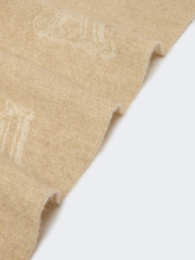 Sable cashmere stole - BEIGE - Max Mara - 3