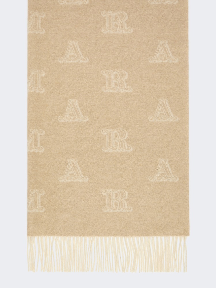 Sable cashmere stole - BEIGE