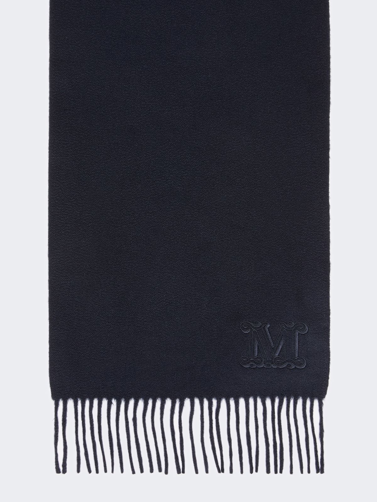 Stola aus Kaschmir mit Monogramm-Stickerei - ULTRAMARINE