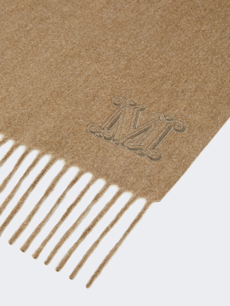 Stola aus Kaschmir mit Monogramm-Stickerei - BEIGE - Max Mara - 2