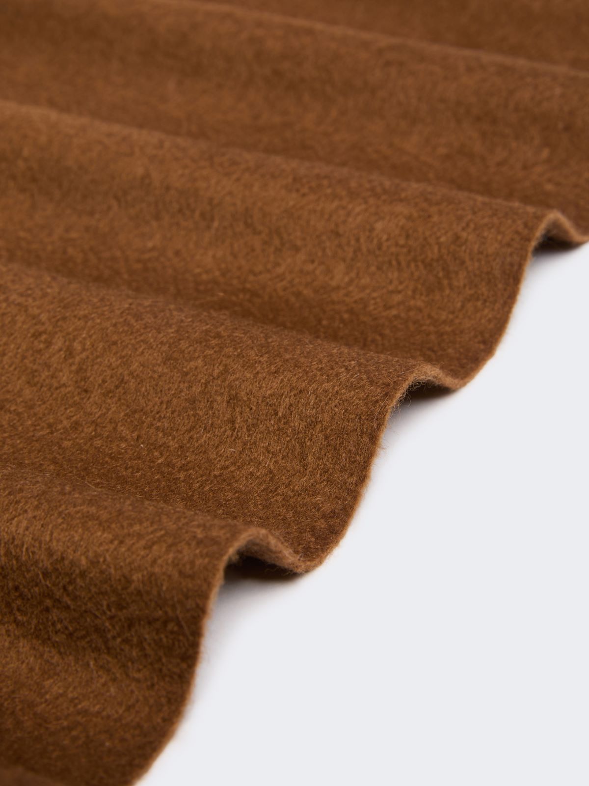 Cashmere stole with Monogram embroidery - HAZELNUT BROWN - Max Mara - 3