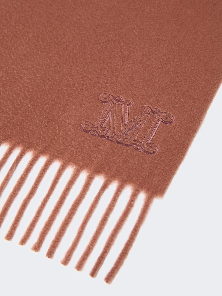 Cashmere stole with Monogram embroidery - SHADED PINK - Max Mara - 2