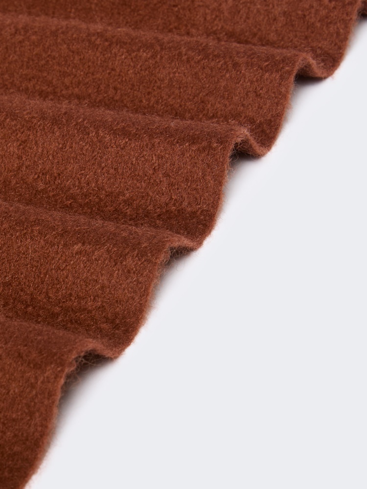 Cashmere stole with Monogram embroidery - RUST - Max Mara - 3