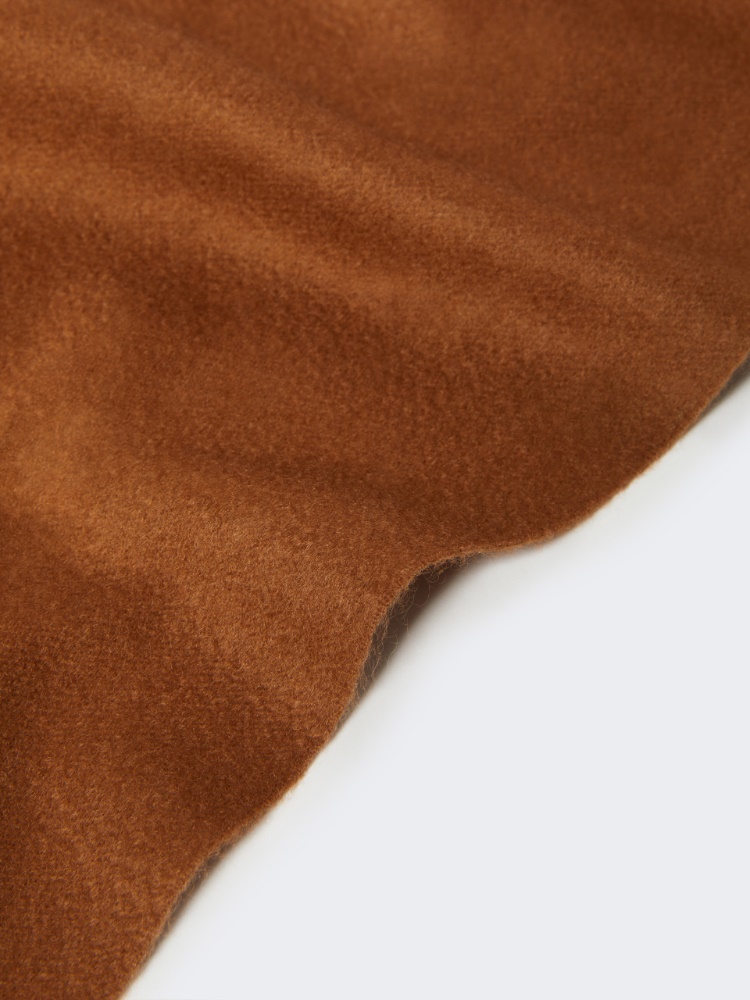 Cashmere logo stole - TOBACCO - 3