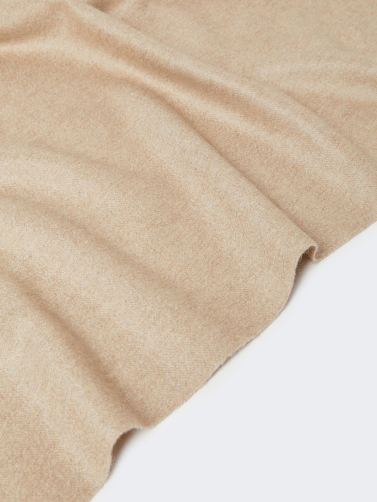 Cashmere logo stole - BEIGE - 3
